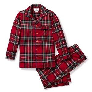 Petite Plume kids twill pj set in Imperial